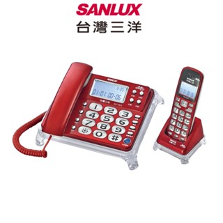 SANLUX 臺灣三洋 數位子母無線電話機 DCT-8915 顏色隨機