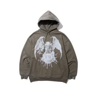 〖OPO SELECT〗VIRUSWORLD "DEMON TIME" 重磅連帽衛衣 沙綠 帽T 穿搭 時尚