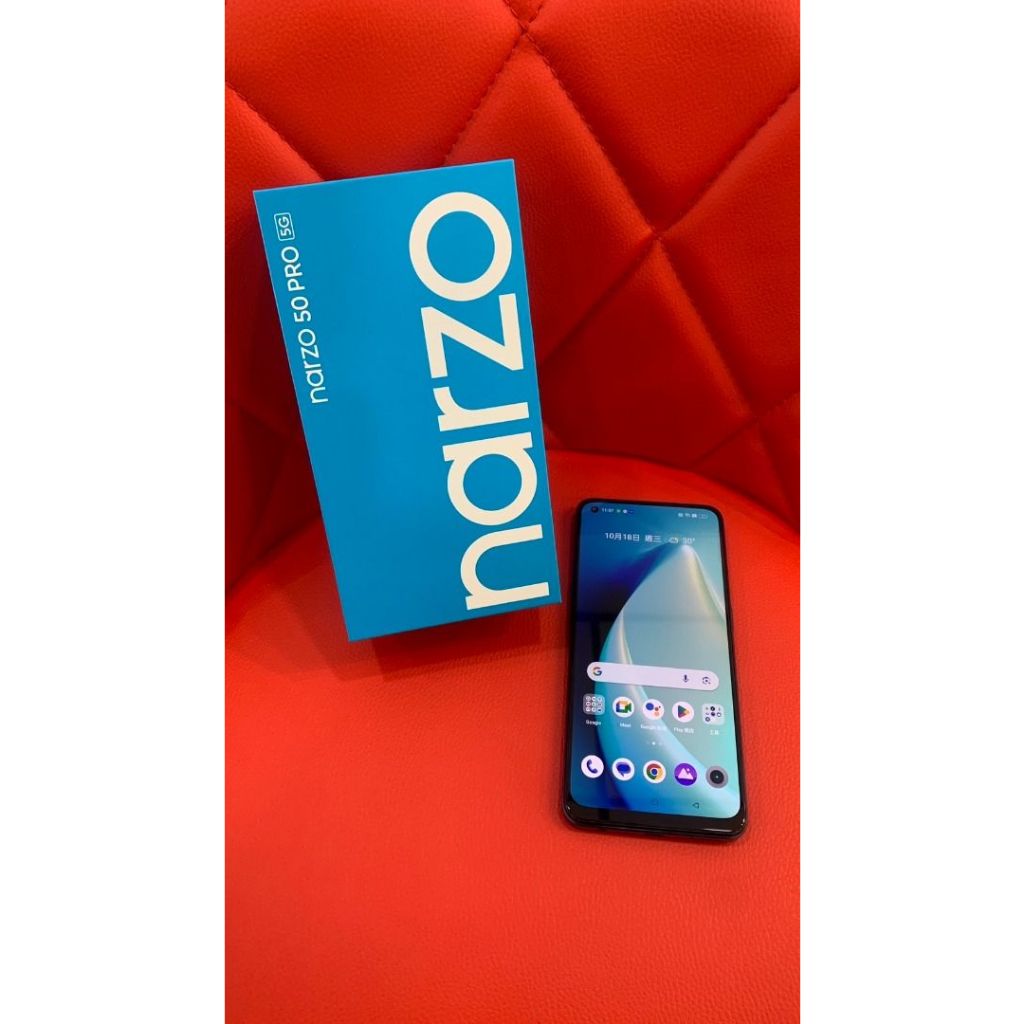 【艾爾巴二手】Realme narzo 50 pro 5G 8+128G 6.4吋 狂放黑 #二手#新竹店EZH0V