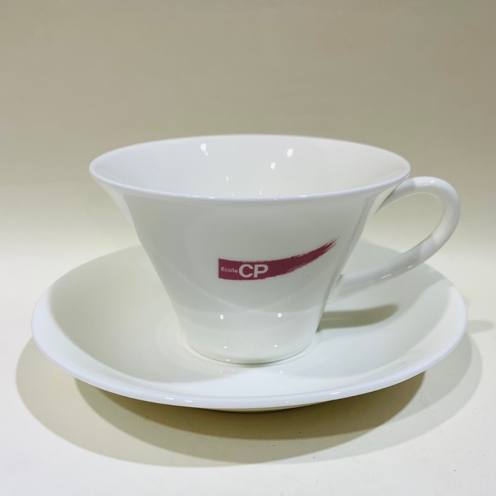 古都食器【鳴海 NARUMI EcoleCP 骨瓷 咖啡杯 餐盤】全新未使用 日製 日本咖啡杯 咖啡杯盤組 京都