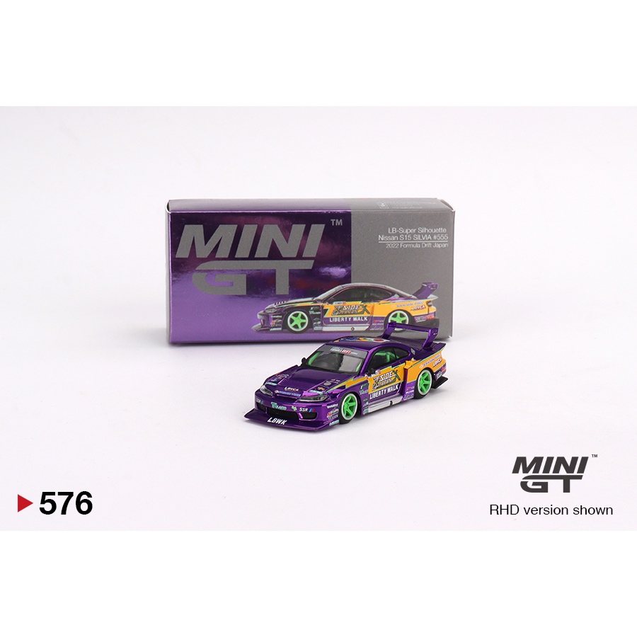 Mini Gt 576 LB-Super Silhouette Nissan S15 SILVIA #555 2022