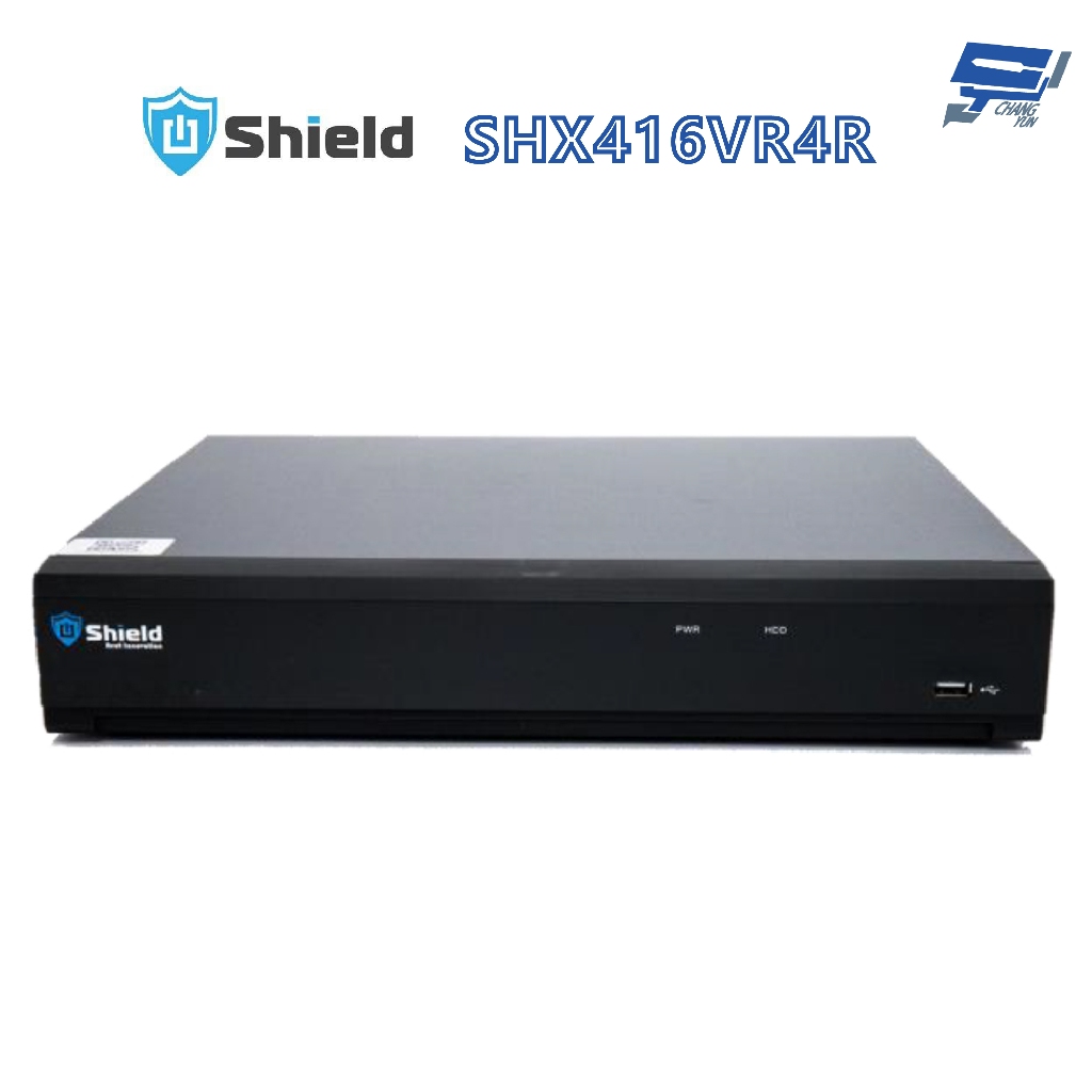 昌運監視器 神盾 SHX416VR4R 16路 4K 類比HD監控錄影主機 支援4硬碟 警報16入1出 請來電洽詢