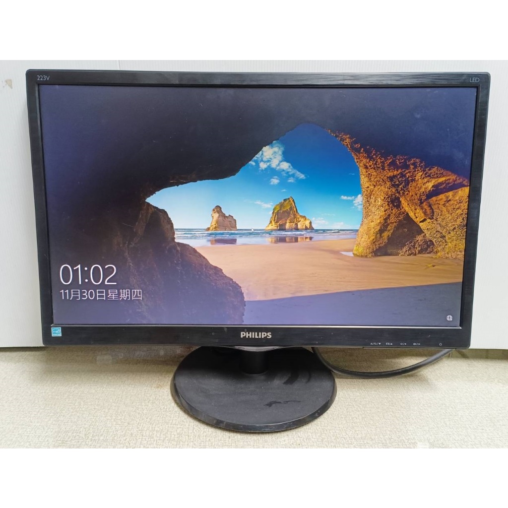 宏碁電腦螢幕 KA220HQ 22吋 Full HD 抗藍光 不閃屏LED螢幕 D-Sub DVI 輸入 附電源線螢幕線