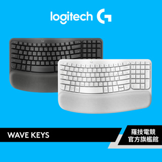 Logitech 羅技 Wave Keys 人體工學鍵盤(WaveKeys)