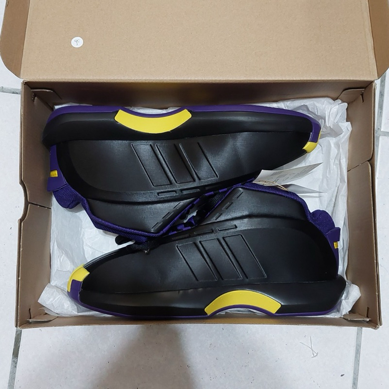 adidas Crazy 1 Kobe TT 黑紫 復刻 男鞋 US9.5