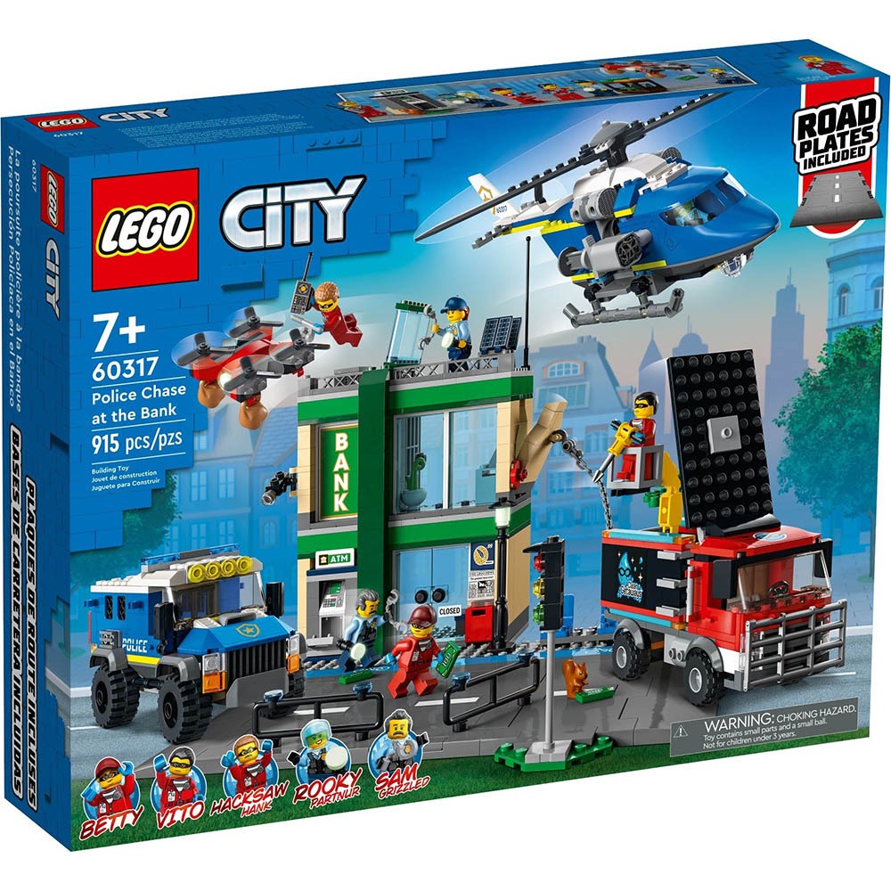 【LEGO】 樂高 積木 城市系列 銀行警匪追逐戰 60317