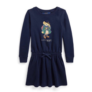 【現貨】Polo Ralph Lauren 女童熊熊刷毛連身裙 洋裝