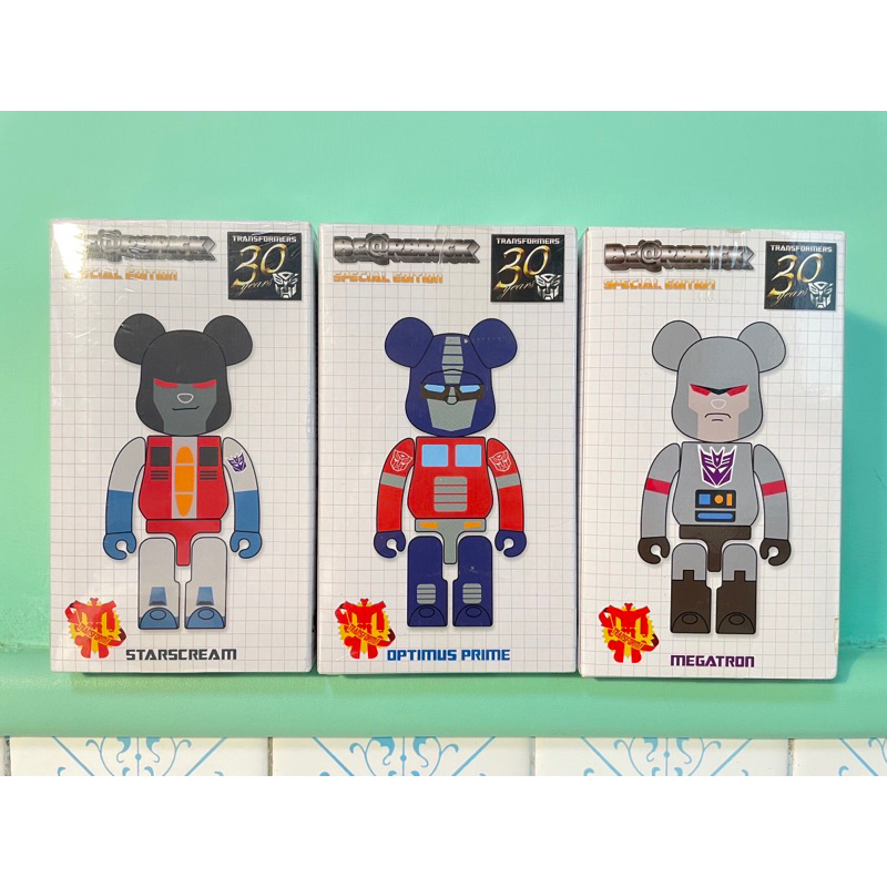 BE@RBRICK 200% TF02 變形金剛 密卡登 庫柏力克熊 BEARBRICK