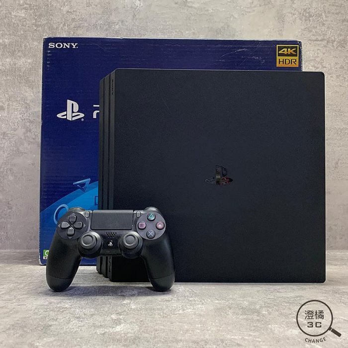 『澄橘』Sony PS4 Pro 1TB CUH-7017B 電玩 遊戲 主機 黑 二手 中古《歡迎折抵》A65263