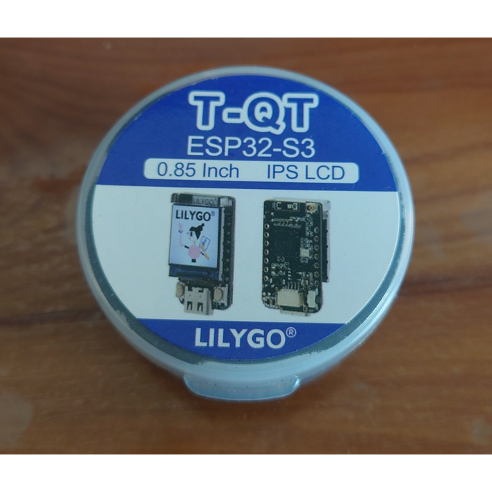 LILYGO T-QT ESP32-S3 0.85寸 IPS LCD 帶殼