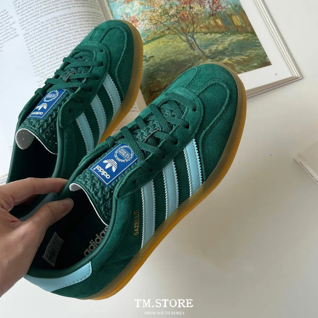 TM_Adidas originals Gazelle Indoor 綠色 藍綠 綠粉 德訓鞋 IG9979 IG592