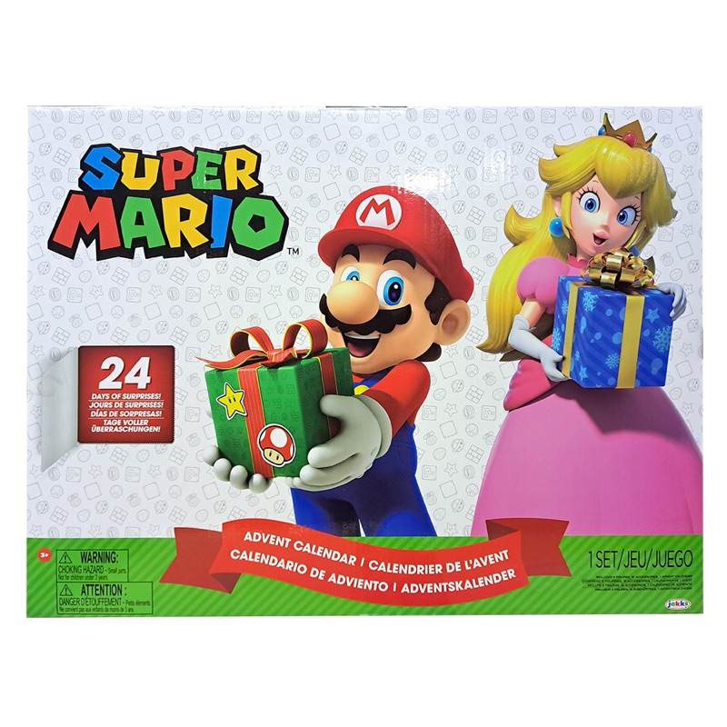 現貨 瑪利歐mario 公仔 倒數日曆 戳戳樂 聖誕節 玩具 抽抽樂