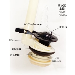 _含稅【城市光點】HCG 和成 單段式水箱另件 落水器 進水器 止水皮