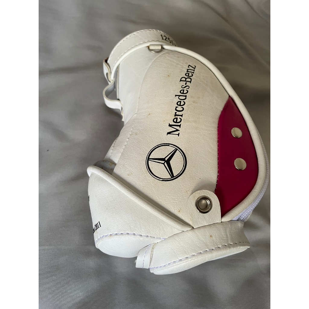 Mercedes Benz 賓士皮質高爾夫球袋造型筆筒