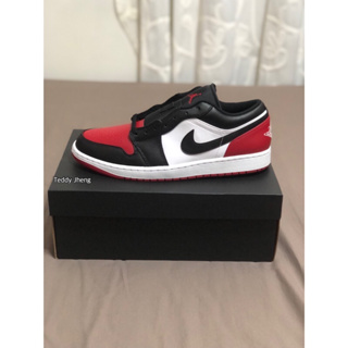 Air Jordan 1 Low Bred Toe 553558-161 Us9/9.5/10/10.5/11/12.5