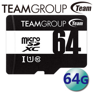 Team 十銓 64GB microSDXC TF U1 C10 100MB/s 64G 記憶卡