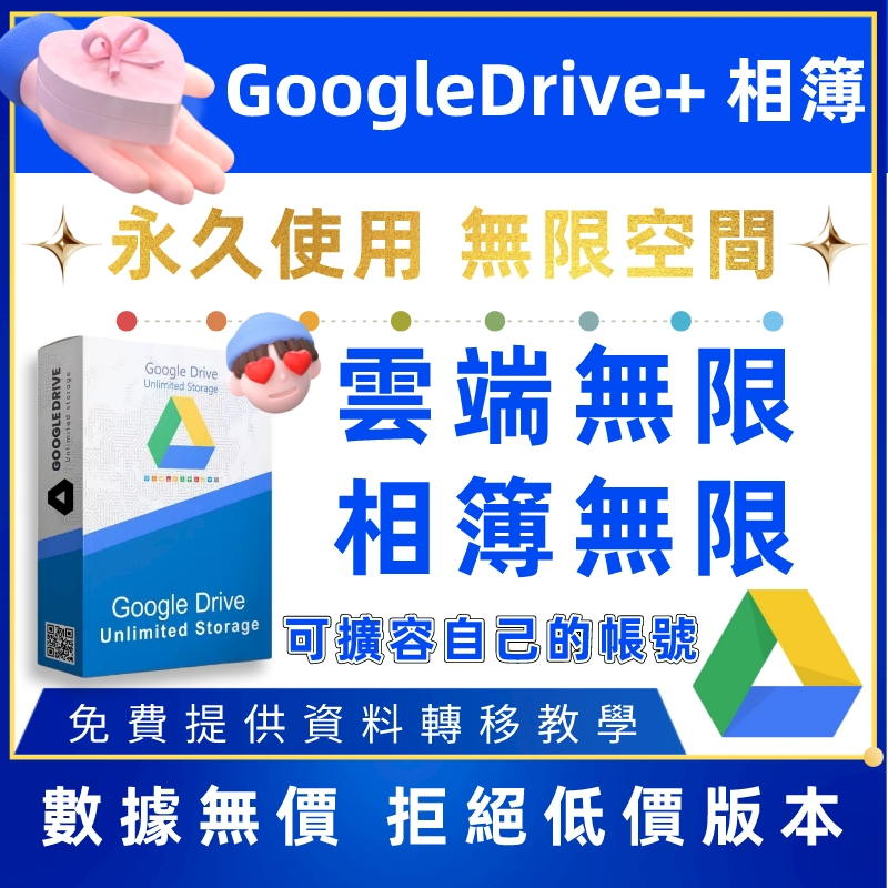 【唯一官網正版】google drive 2024谷歌雲端硬碟無限空間 Google 相簿無限容量電腦軟體【獨家】