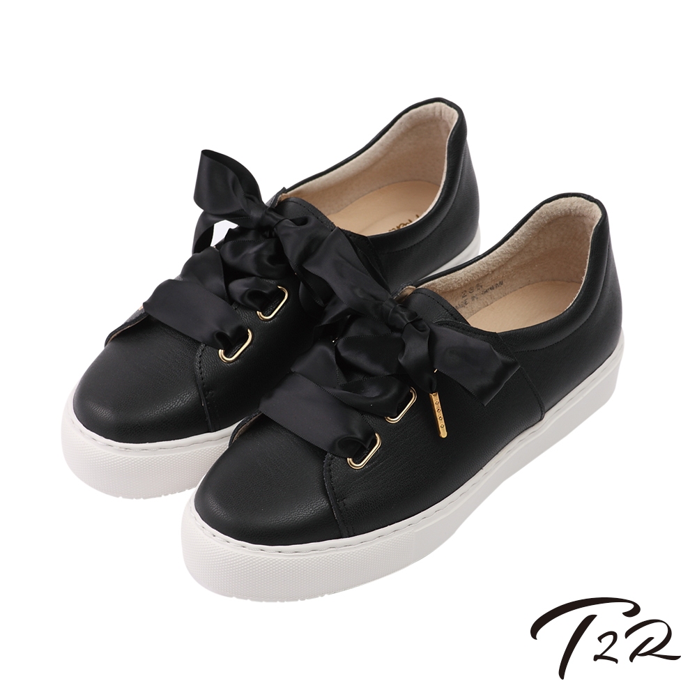 【T2R】特價出清-美型環扣綁帶手作真皮增高鞋-增高4cm-黑色-5220-1837