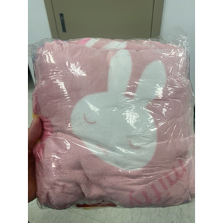 正版授權Miffy米菲兔雙人絨毛毛毯 100x140cm 蓋毯 米飛兔毛毯 法蘭絨空調毯 絨毛被 沙發毯 午睡被 推車被