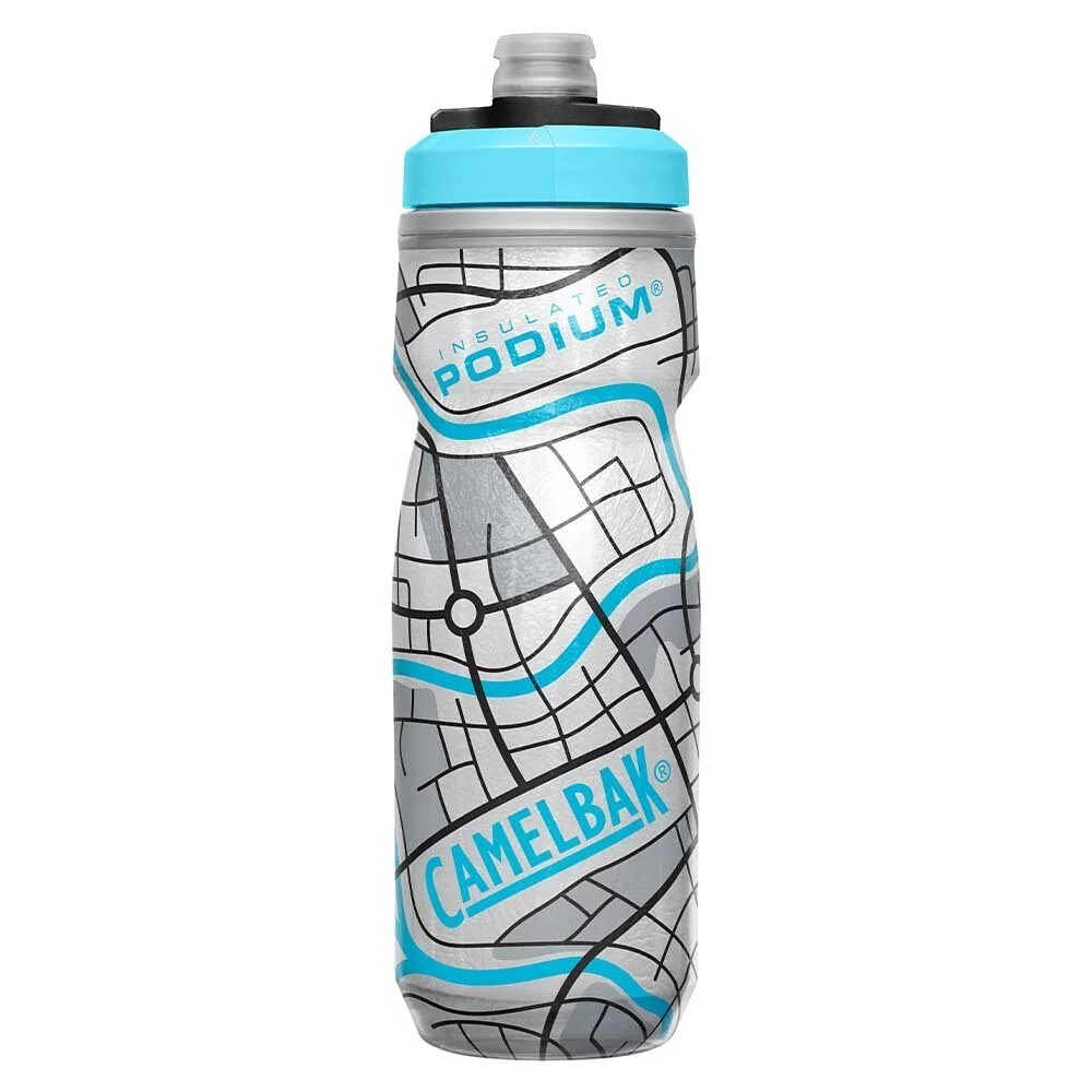 鐵人鑄造所_Camelbak Podium 保冷噴射水壺 620ML 腳踏車 跑步 登山 水瓶