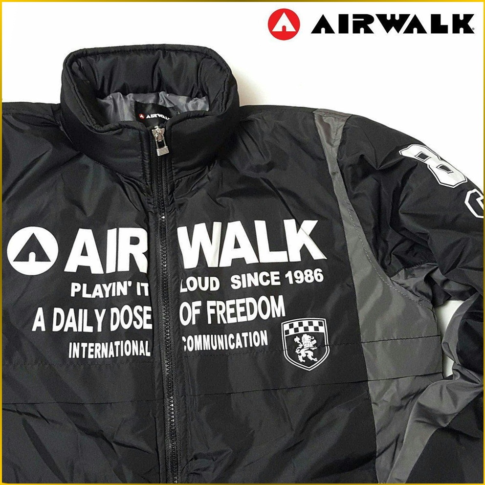 🇯🇵日本古著✈️AIRWALK 近新品 舖棉外套 160公分 國中 高中 連帽舖棉 冬季保暖外套 防風外套 MF126A