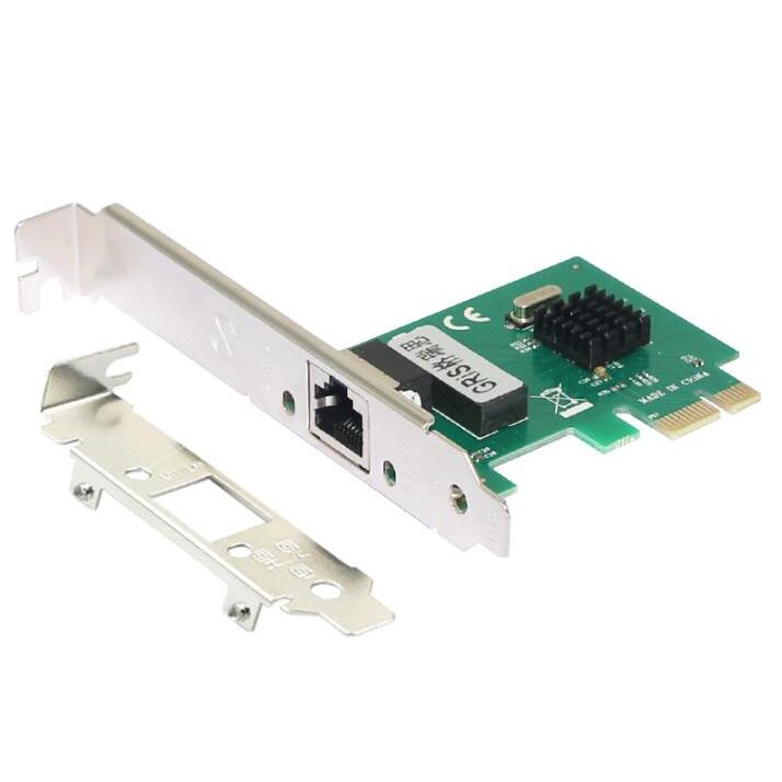 Gigabit PCI Express 有線網路卡 PCI-E千兆網卡 REALTEK芯片螃蟹卡-(A)