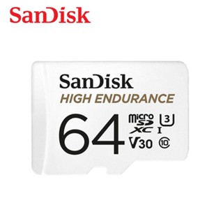 SanDisk HIGH ENDURANCE 64G 行車安全監控紀錄專用 4k U3 記憶卡 (二手)
