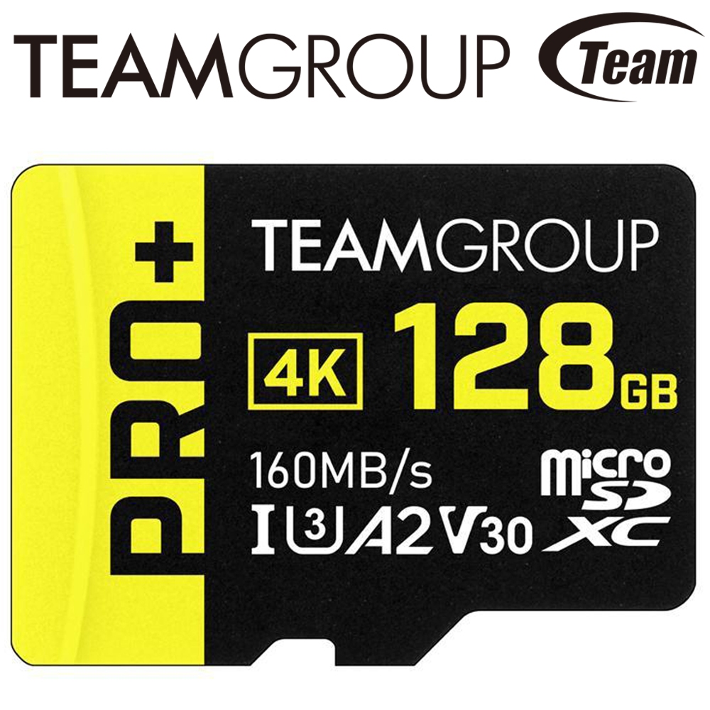 【現貨】TEAM 十銓 PRO+ MicroSDXC 128GB 128G  UHS-I U3 A2 V30 記憶卡