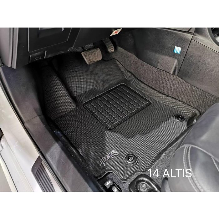 威德汽車精品 14-19 豐田 ALTIS 11代 11.5代 專用 3D立體 神爪卡固腳踏墊