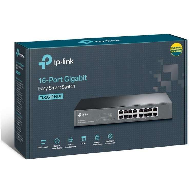 TP-Link TL-SG1016DE 16埠 簡易智慧型交換器 Gigabit 網路交換器 交換器