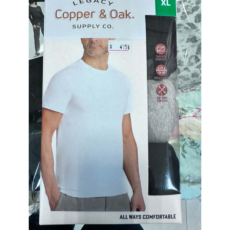 Copper &amp; Oak 南圓領短袖上衣三件組XL號