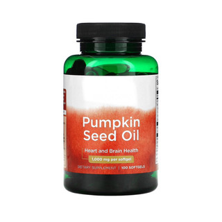 Swanson PUMPKIN SEED OIL 南瓜籽油 1000mg 100顆