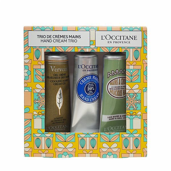 L'OCCITANE 歐舒丹 歡聚限定版護手霜30mlx3入組(乳油木+馬鞭草+杏仁限量上市【小三美日】DS018902