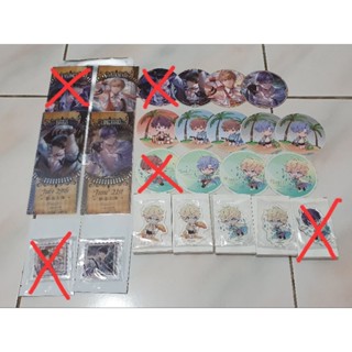 ［交換／售］安利美特咖啡 戀與製作人 禁忌之海 杯墊 立牌 書籤 滿贈壓克力拼圖 許墨 白起 李澤言 周棋洛 凌肖