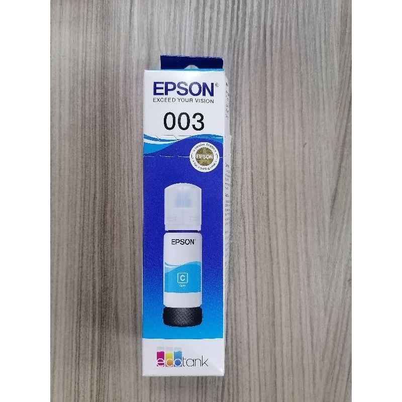 EPSON 003 原廠盒裝墨水 紅/黃/藍 三色各一  for L5190  L3150~!