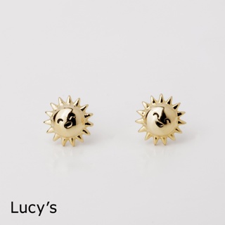 Lucy's 925純銀〔輕銀系列〕小太陽 耳環 (106680)