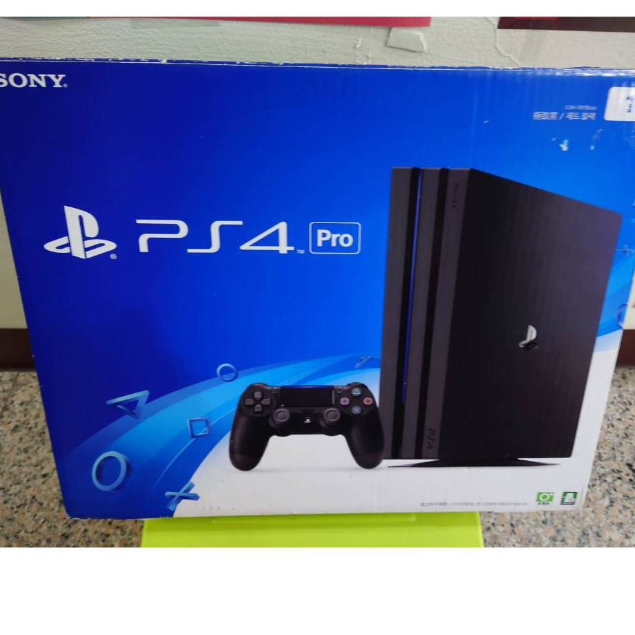 PS4~PRO主機黑~CUH-7017B B01+手把一隻+HDMI+USB+電源[中古8成新]附外盒商品齊全版本11