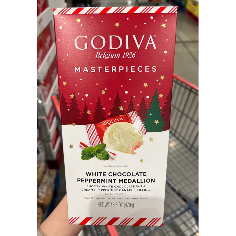 預購 美國代購🇺🇸GODIVA🎄白巧克力薄荷夾心禮盒