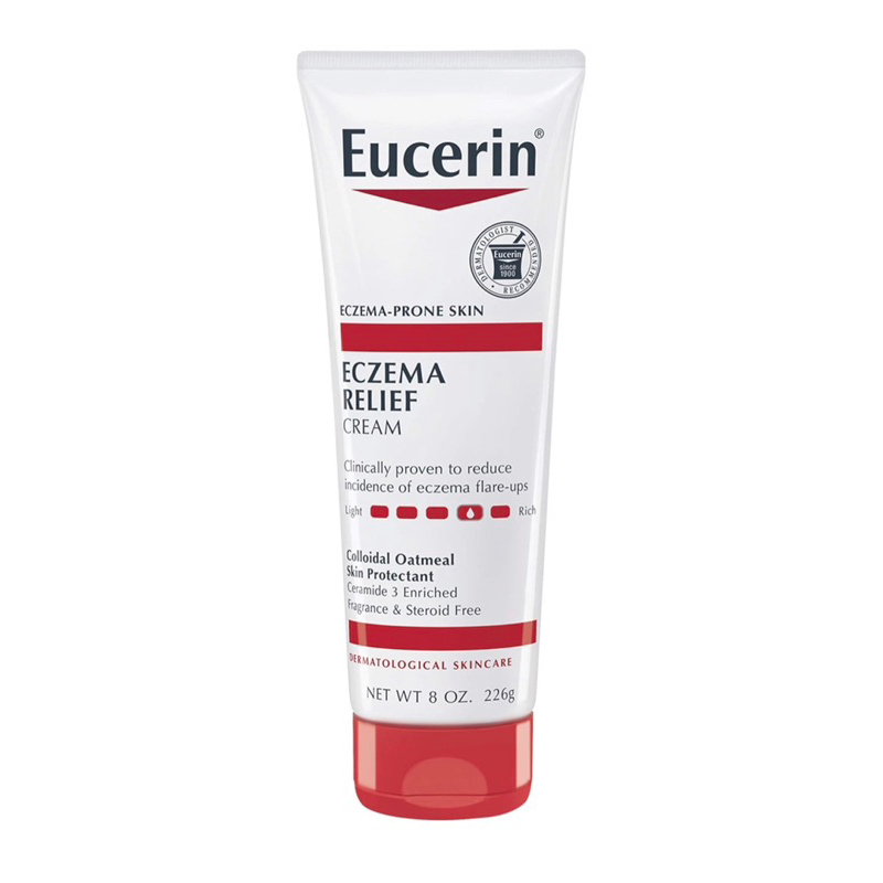 預購 美國代購🇺🇸Eucerin 保濕身體乳液 濕疹保濕霜 乾癢舒緩霜 Eczema Relief Cream