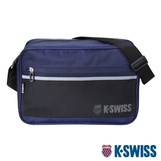 K-SWISS Shoulder Bag Large運動斜背包(大)-藍