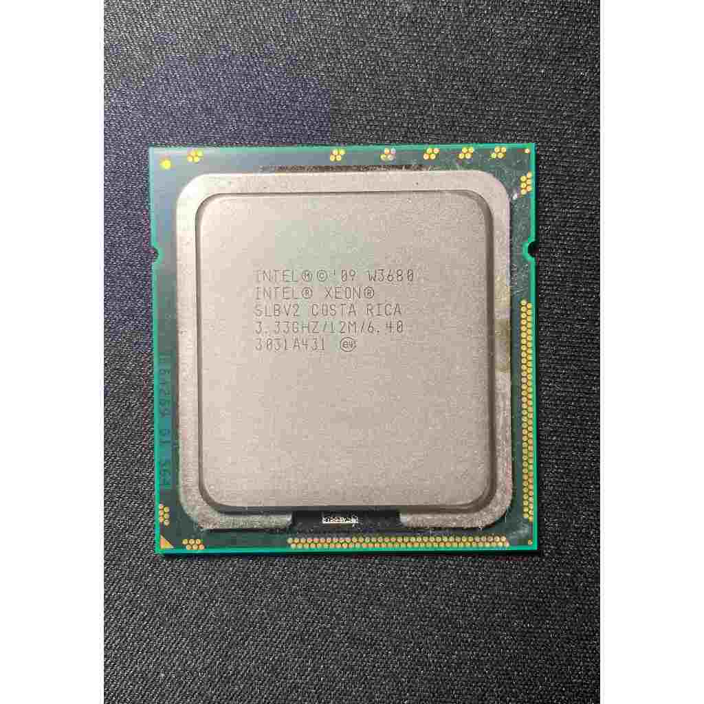 售二手 Intel Xeon W3680 3.33 6核 1366 CPU 使用正常