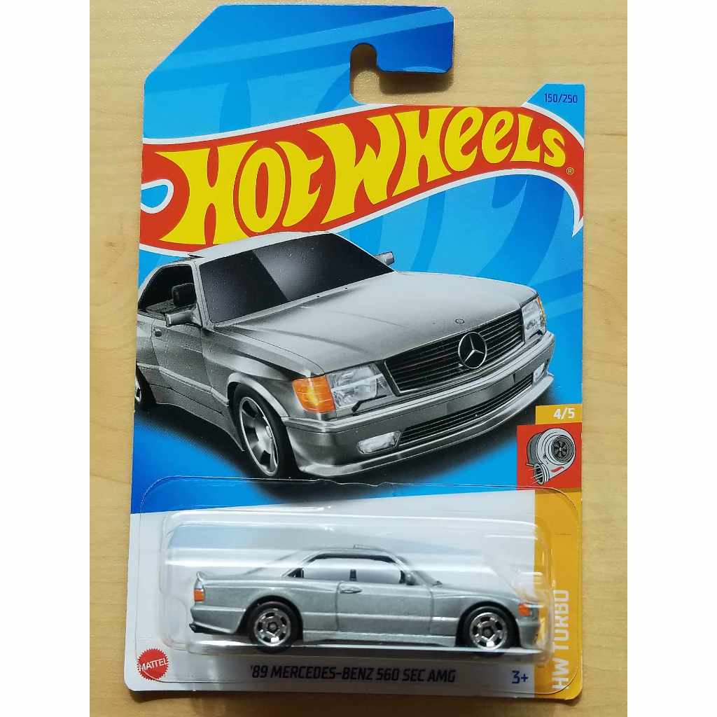 Hot Wheels - '89 Mercedes-Benz 560 SEC AMG (Sliver) WH Turbo