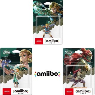 [全新超低價]NS Switch amiibo 王國之淚 薩爾達公主 林克 加儂多夫 台灣公司貨