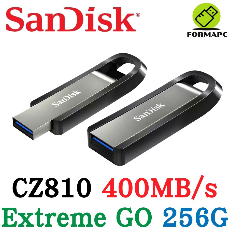 SanDisk Extreme GO USB 256G 256GB USB3.2 金屬 高速讀取 隨身碟 CZ810