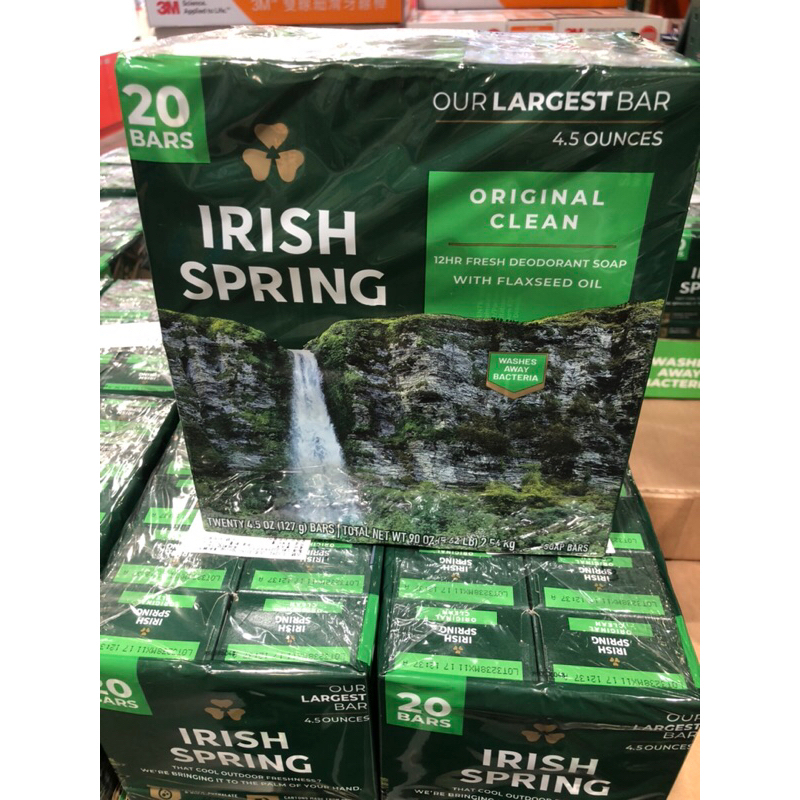好市多新品嚐鮮拆賣ㄧ入30元Irish Spring 清新體香皂 127公克