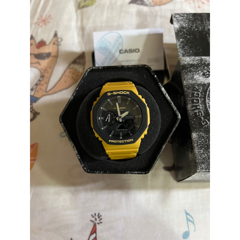 全新台灣卡西歐公司貨G-SHOCK GA-2100SU-9A軍事風格八角型錶殼