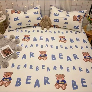 【B.E.D】現貨 純棉床包組/4件組 字母熊熊 可愛清新單人/標準雙人/雙人加大/ikea床包