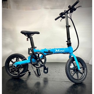 MINI 14吋 摺疊電輔車 前後碟煞 續航里程30~50KM 可充式鋰電池