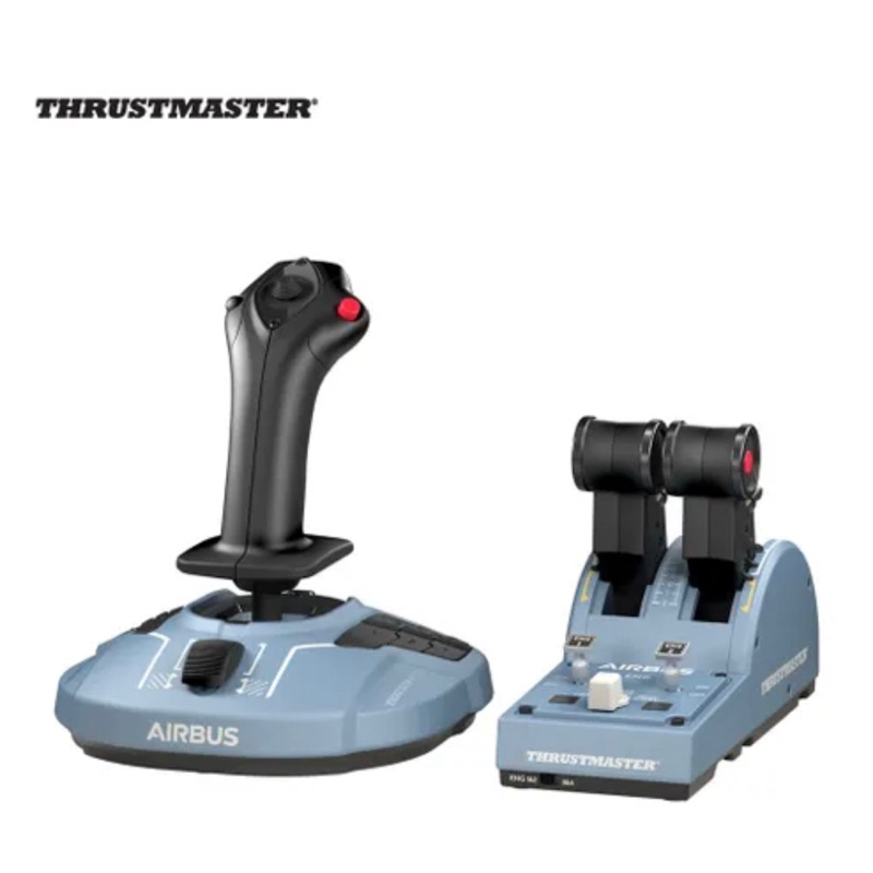Thrustmaster TCA Officer Pack 機師組合包-搖桿+油門組《AirBus特仕版》(支援PC)