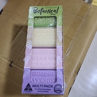 AUSTRALIAN BOTANICAL SOAP 澳洲製植物精油香皂4色8入一組